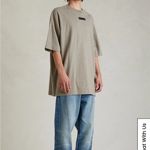 Fear of God Essentials Heather Grey T-shirt size M BNWT - Picture 7 of 8